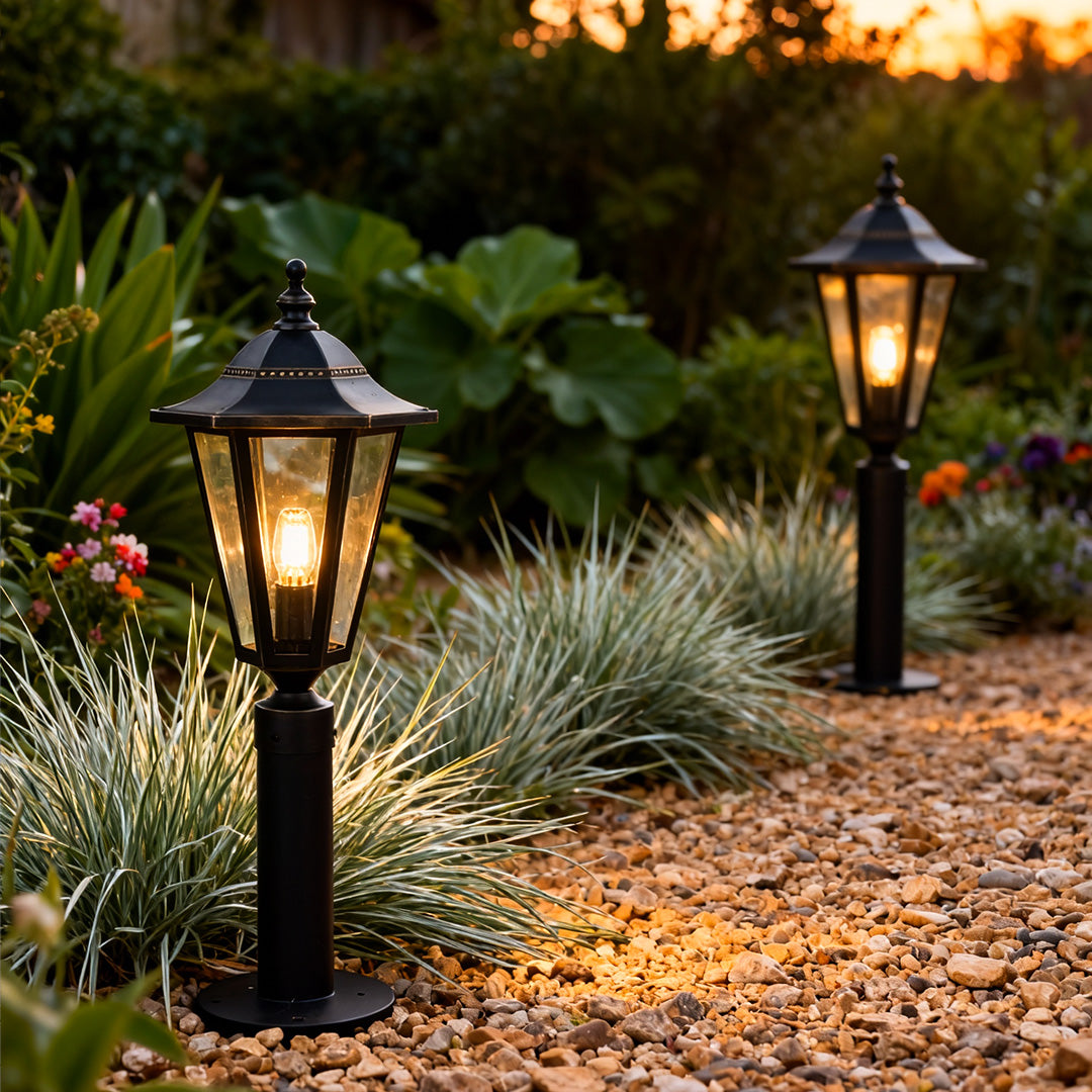 Copper Landscape Path Lights Outdoor LED Waterproof Black Light
