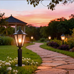 Copper Landscape Path Lights Outdoor LED Waterproof Black Light