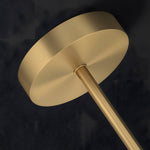 Linear LED Table Lamp in Brushed Copper with Adjustable Head