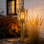 Antique Copper Path Light – Solid Brass Outdoor Landscape Lighting