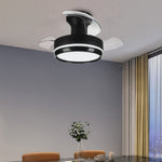 Minimalist LED Ceiling Fan with Remote Control and Dimmable Light