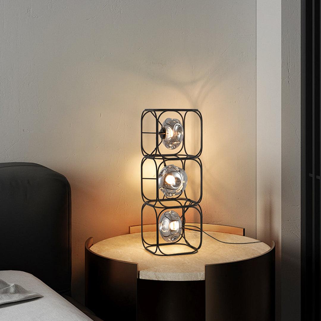Cube LED Table Lamp – Nordic Minimalist Stackable Design