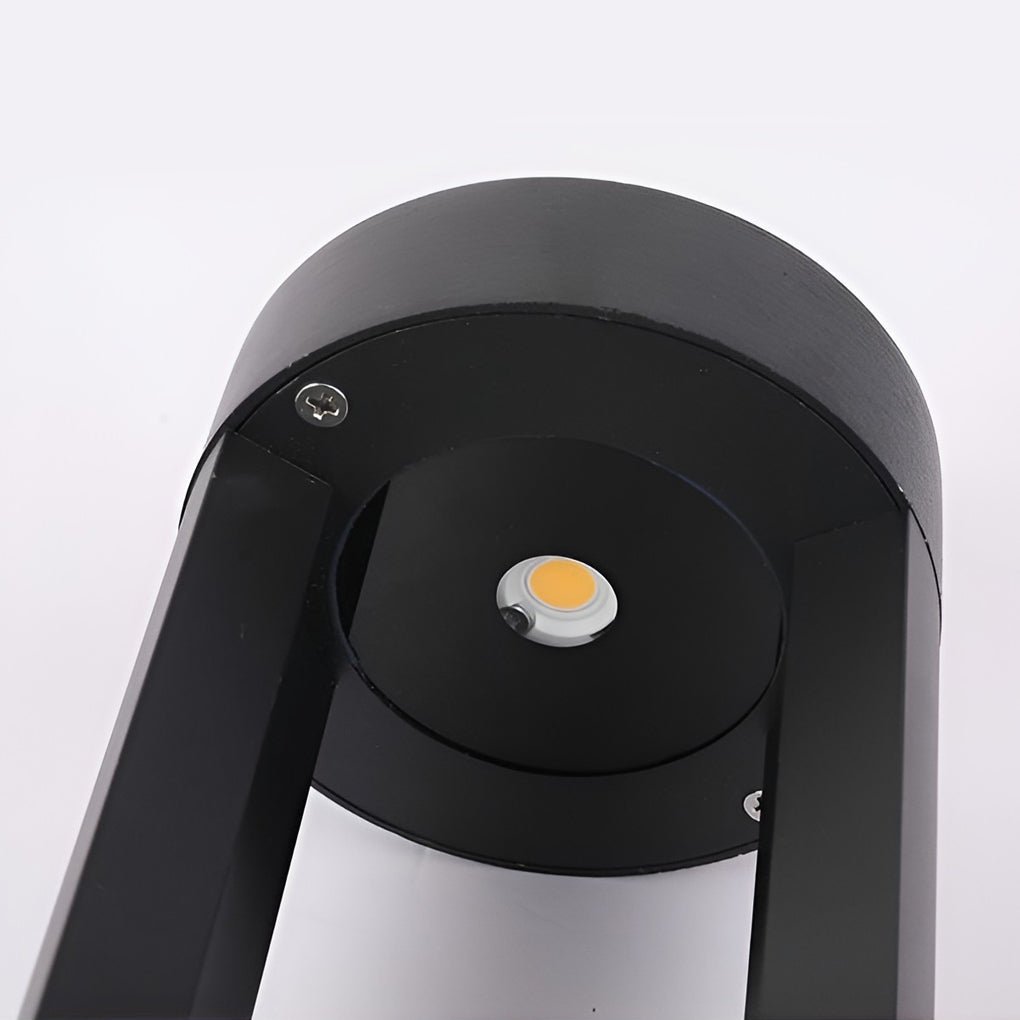 Hollow Cylindrical LED Bollard Light for Modern Outdoor Spaces