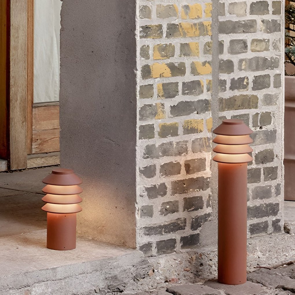 Aluminum LED Outdoor Cylinder Light for Garden and Pathway Illumination