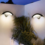 Classic Curved Glow Led Wall Light Outdoor Downlights Porch Wall Mounted Sconce