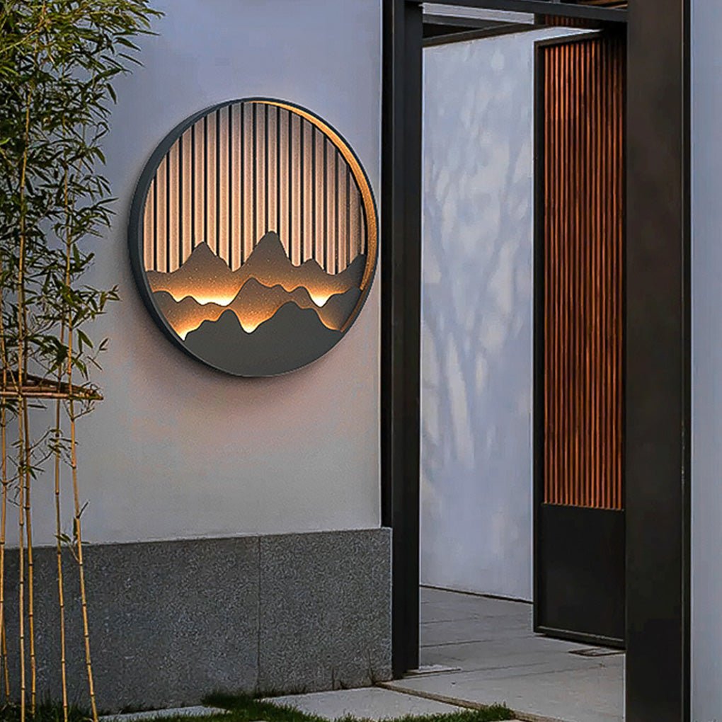 Creative Outdoor Waterproof Led Balcony Garden Light Landscape Wall Sconces