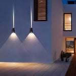 Creative Outdoor Waterproof Led Double Headed Courtyard Exterior Wall Sconces