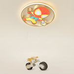 Creative Personality Cartoon Image Led Ceiling Lamp For Childrens Room