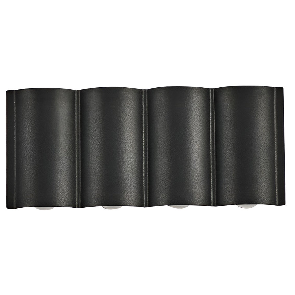 Creative Wave Arc Design Up And Down Lights Led Outdoor Wall Lights Wall Sconces Waterproof