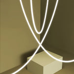 Linear LED Pendant Light – Minimalist Silicone Neon Ceiling Lamp