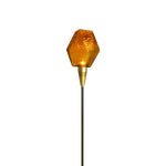 Lumière Diamond Path Light – Modern Landscape LED Bollard in Gold