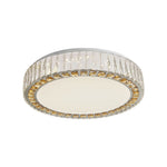Lumière Cristalline Modern Crystal Ceiling Light in Chrome