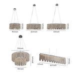 Lumina Crystal Chandelier – Modern Minimalist Pendant for Elegant Interiors