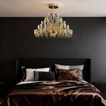 Aurelia Gold Crystal LED Chandelier – French Luxury Pendant Light