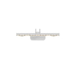 Prismatic Crystal-Effect LED Vanity Light in Modern Iron Frame