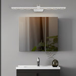 Prismatic Crystal-Effect LED Vanity Light in Modern Iron Frame