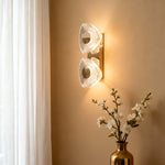 Aurelia Crystal Wall Sconce in Terracotta Gold | Modern Minimalist LED Lighting