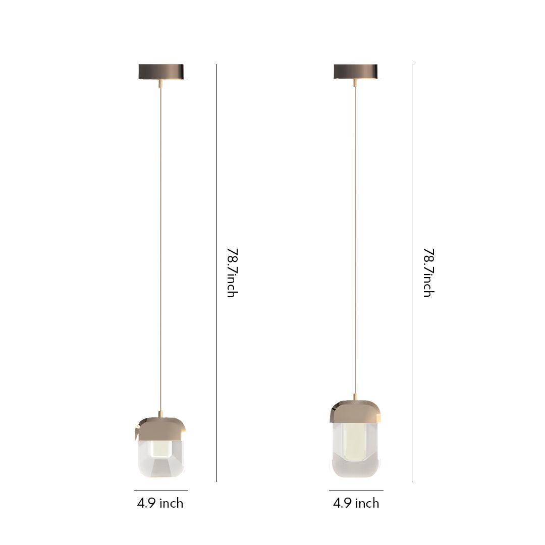 Lumina Crystal Pendant Light – Adjustable Modern LED Chandelier