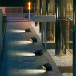 Cube Path Light – Modern Geometric Outdoor Landscape Bollard