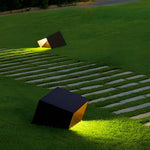 Cube Path Light – Modern Geometric Outdoor Landscape Bollard