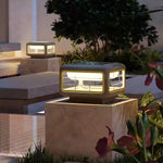Modern Minimalist Outdoor Pillar Light – Stainless Steel LED Bollard for Courtyards & Villas