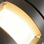 Aria Outdoor Wall Sconce — Waterproof LED Architectural Light in Bluish Gray