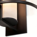 Antique Copper Outdoor Wall Sconce with Warm LED Light, IP65 Waterproof