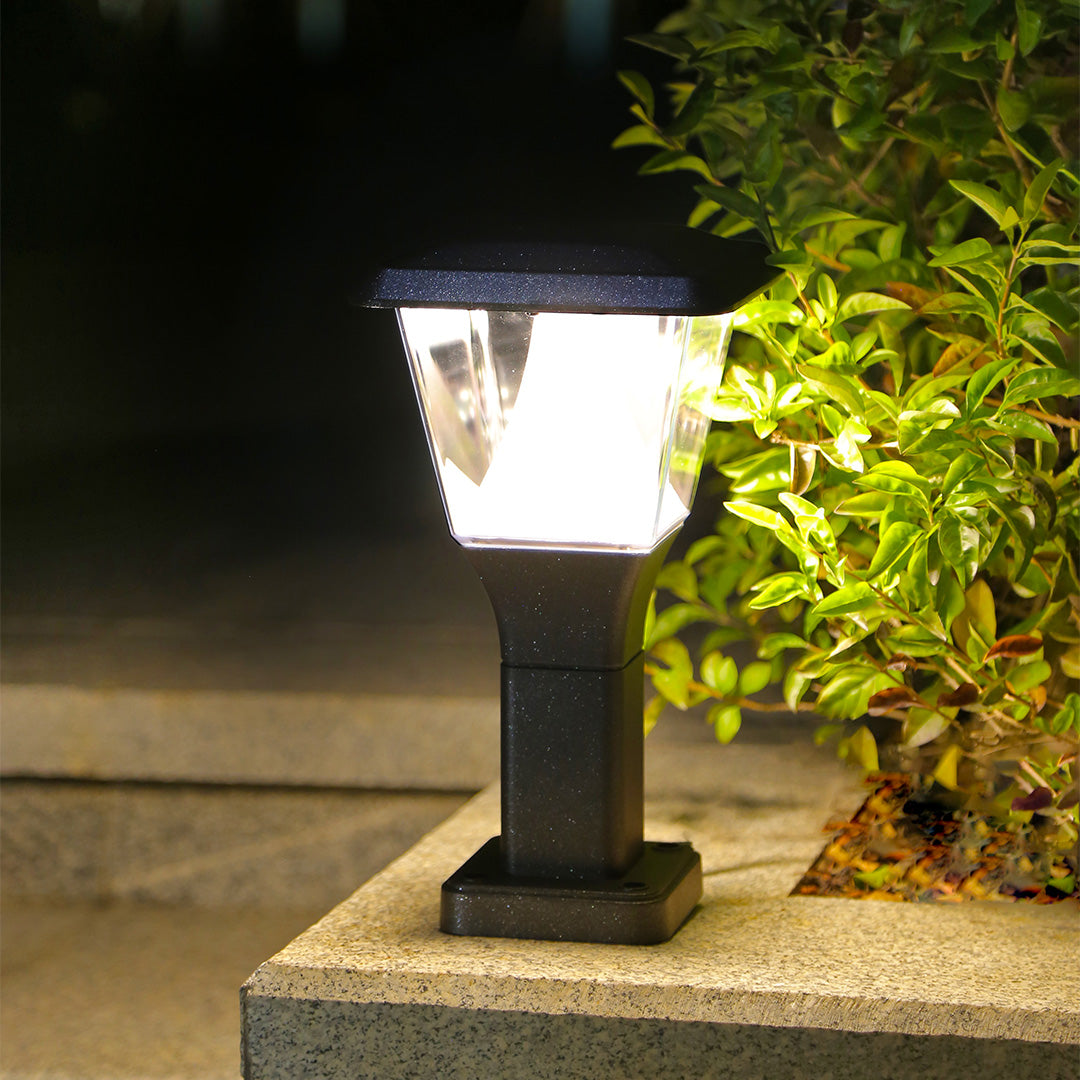 Modern Minimalist LED Bollard Light for Garden Paths – 6.5" Outdoor Landscape Lighting