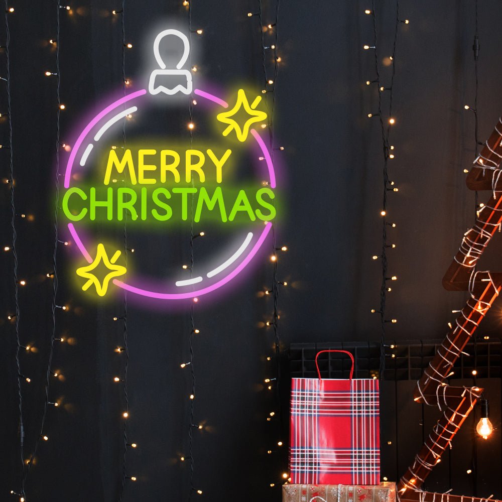Lumière de Noël LED en Acrylique — Guirlande Murale Festive