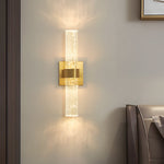 Aurelia Crystal LED Wall Sconce with Up and Down Illumination in Gold