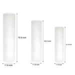Cylinder PE LED Outdoor Floor Lamp with Remote Control, RGB Color Changing
