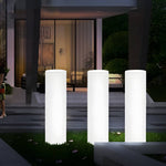 Cylinder PE LED Outdoor Floor Lamp with Remote Control, RGB Color Changing