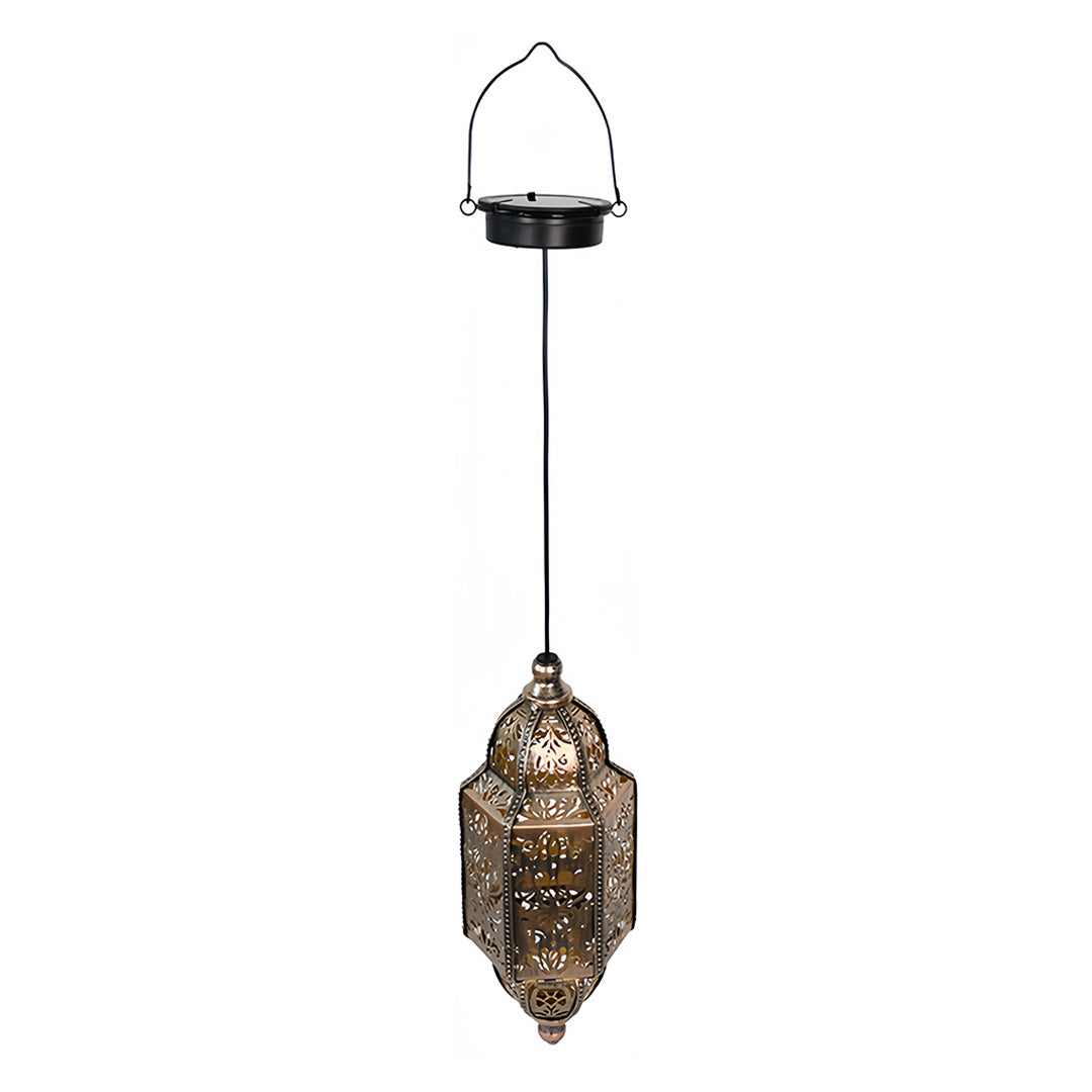 Solar-Powered Moroccan Lanterns for Outdoor Patio and Garden