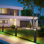 Modern Cylindrical LED Bollard Lights for Pathways & Landscapes