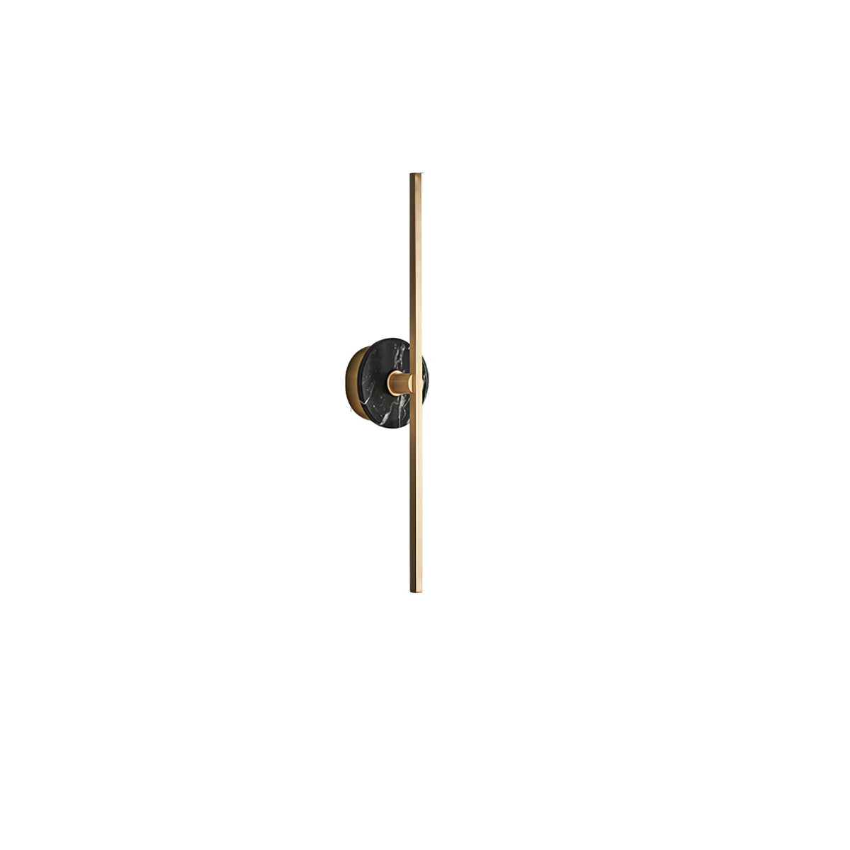 Zylaro Stone Wall Light – Brushed Brass & Marble LED Sconce
