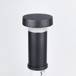Modern Black Bollard Light for Pathways & Gardens