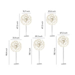 Dandelion Outdoor Landscape Light – Sculptural Stainless Steel Garden Lamp