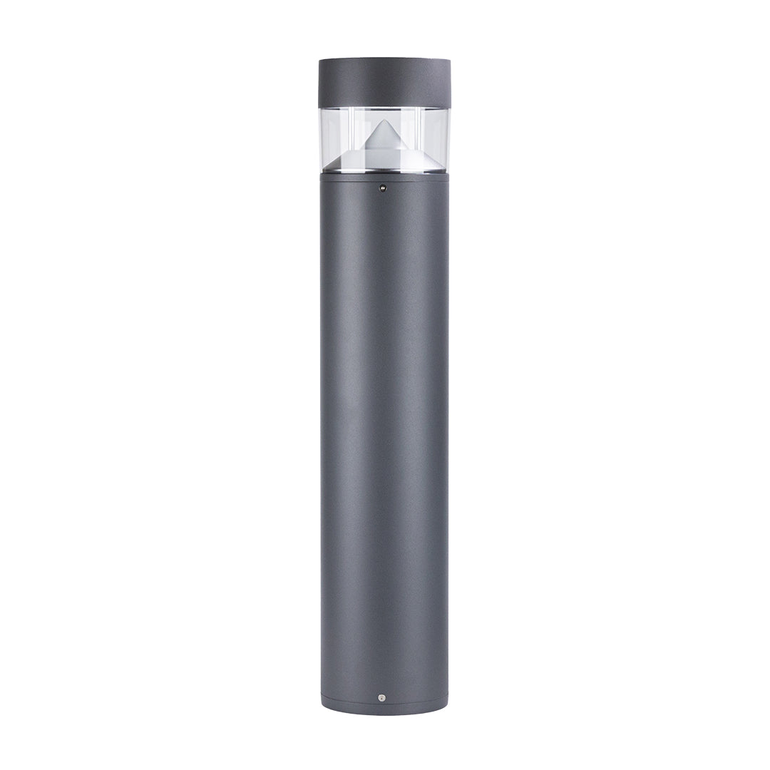 Modern LED Bollard Pathway Light – Black Aluminum Garden Pole