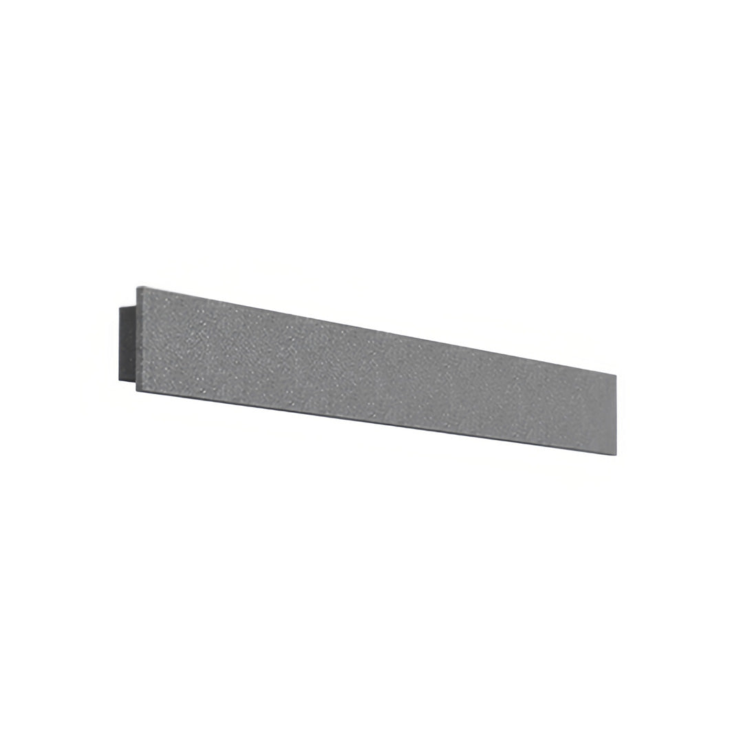 Modern Concrete Outdoor Wall Sconce with Warm LED Light, IP65 Waterproof Linear Fixture
