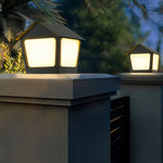 Sculptural Deck Post Cap Lights for Modern Outdoor Spaces