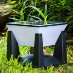 Solar-Powered LED Bollard Light for Modern Landscape Illumination