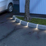 Architectural Flush Mount Step Light in Stainless Steel for Outdoor Walkways