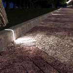 Architectural Flush Mount Step Light in Stainless Steel for Outdoor Walkways