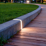 Architectural Flush Mount Step Light in Stainless Steel for Outdoor Walkways