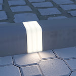 Architectural Flush Mount Step Light in Stainless Steel for Outdoor Walkways