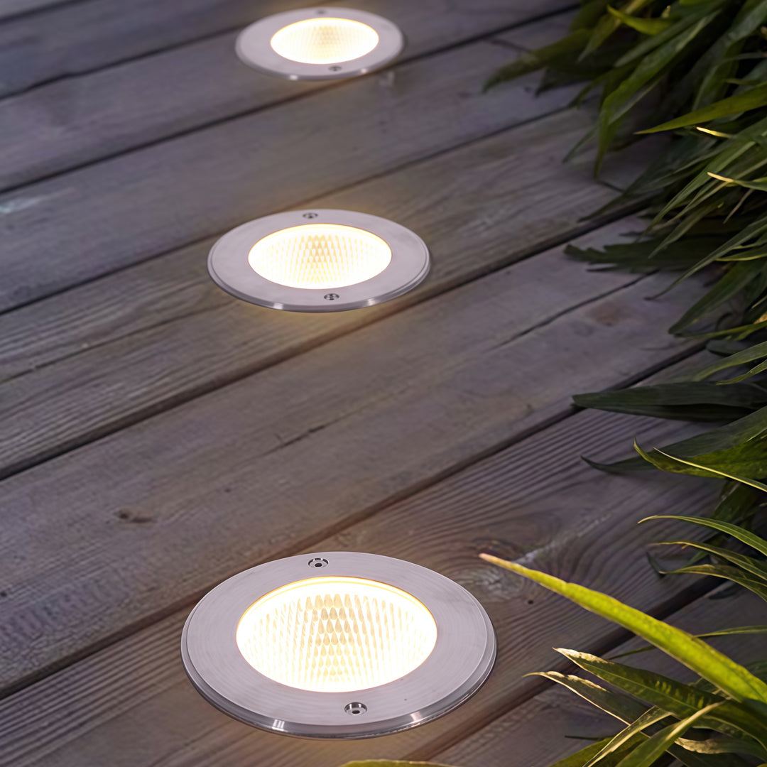 Architectural Inground LED Landscape Light, Stainless Steel Flush Mount