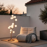Cotton Tree Floor Lamps, Set of 6 – Gold Iron Sculptural Lighting for Weddings and Interiors