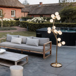 Cotton Tree Floor Lamps, Set of 6 – Gold Iron Sculptural Lighting for Weddings and Interiors
