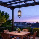 Outdoor Pendant Light with Adjustable Chain – IP44 Weatherproof Lantern