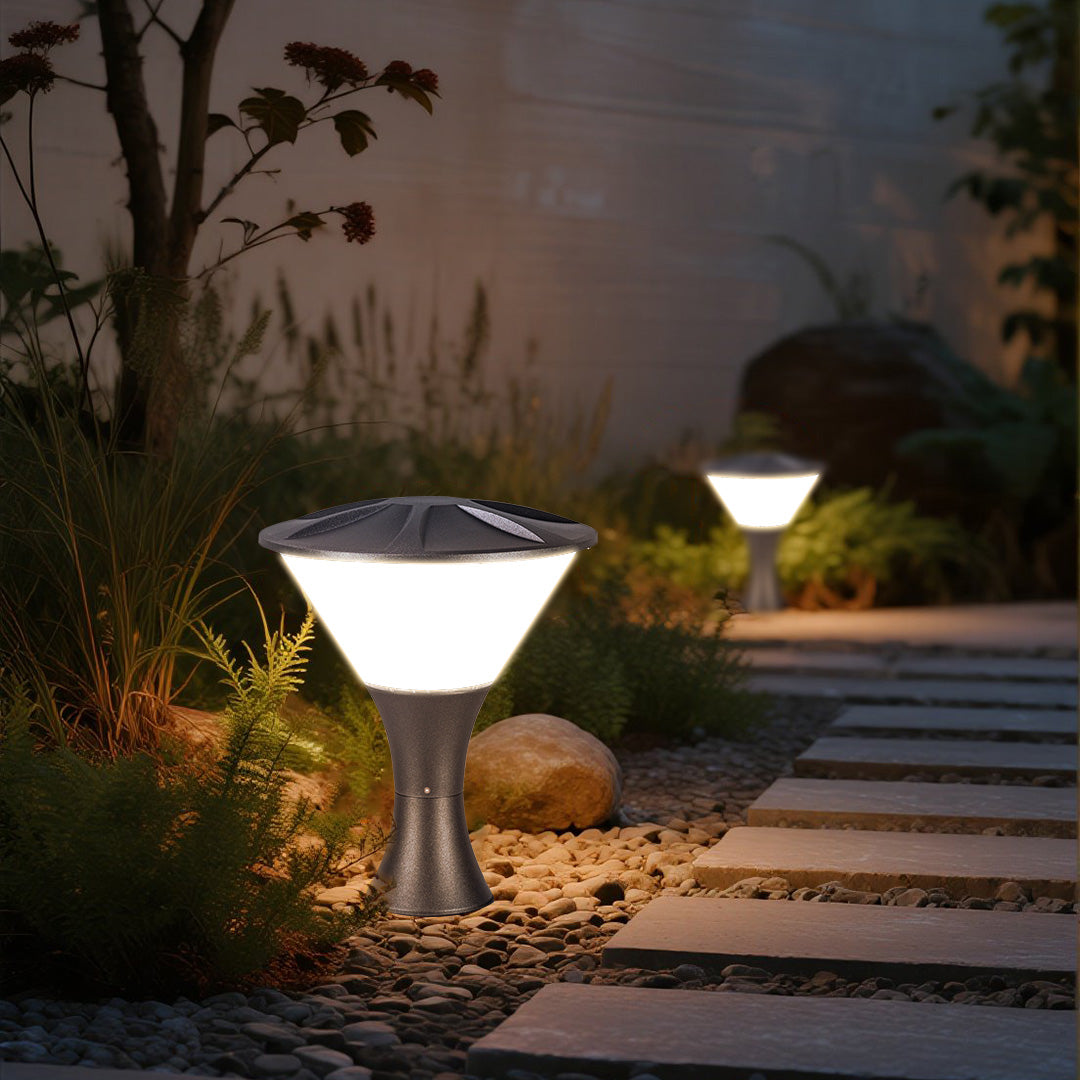 Modern LED Post Light for Garden Paths and Courtyards